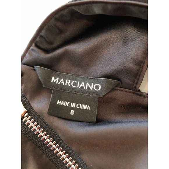 NWT Marciano Women's Suit Set 2 Pieces Black Lace Pants High Waist 2 Crop Top 8 - Picture 11 of 12